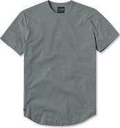 Cuts AO Curve Hem Cotton Blend T-Shirt