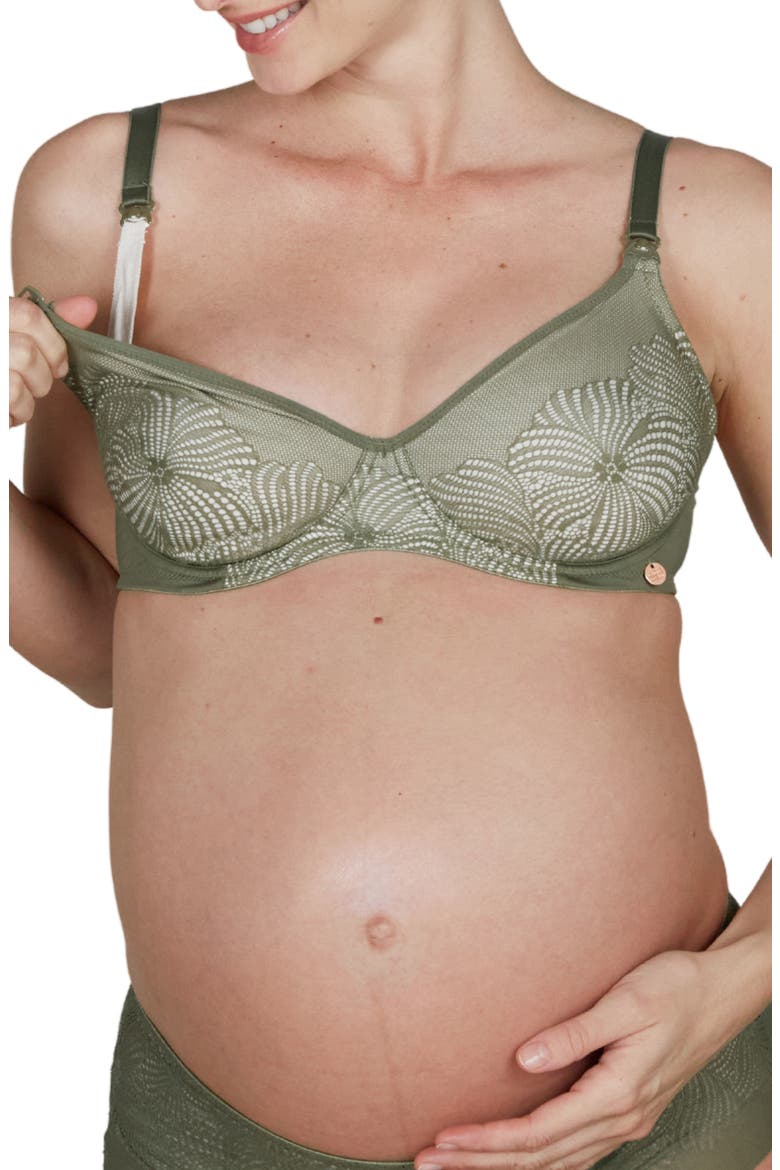 Dahlia Maternity/Nursing Bra, Main, color, KHAKI