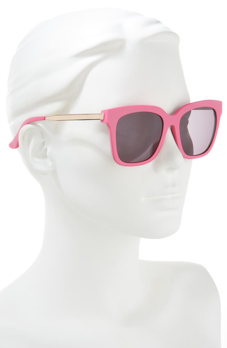DIFF Bella 54mm Oversize Square Sunglasses, Alternate, color, 