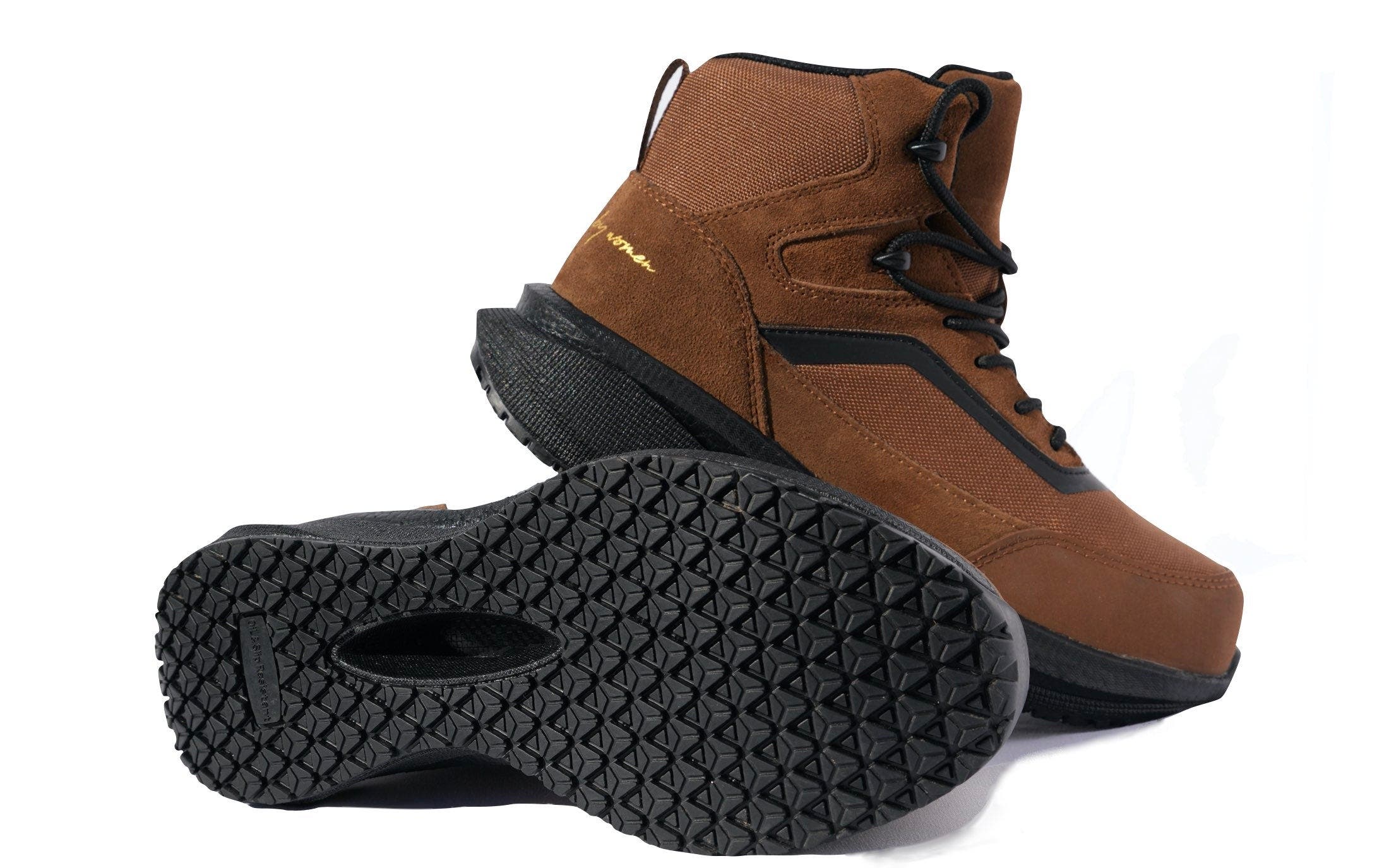 Xena Workwear Luna Composite Toe Waterproof High Top Safety Boot, Alternate, color, Dusk Brown