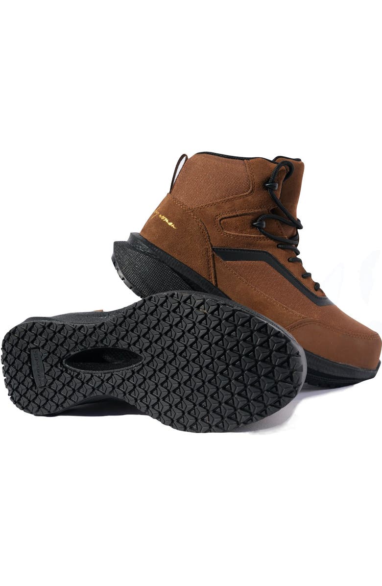 Xena Workwear Luna Composite Toe Waterproof High Top Safety Boot, Alternate, color, Dusk Brown