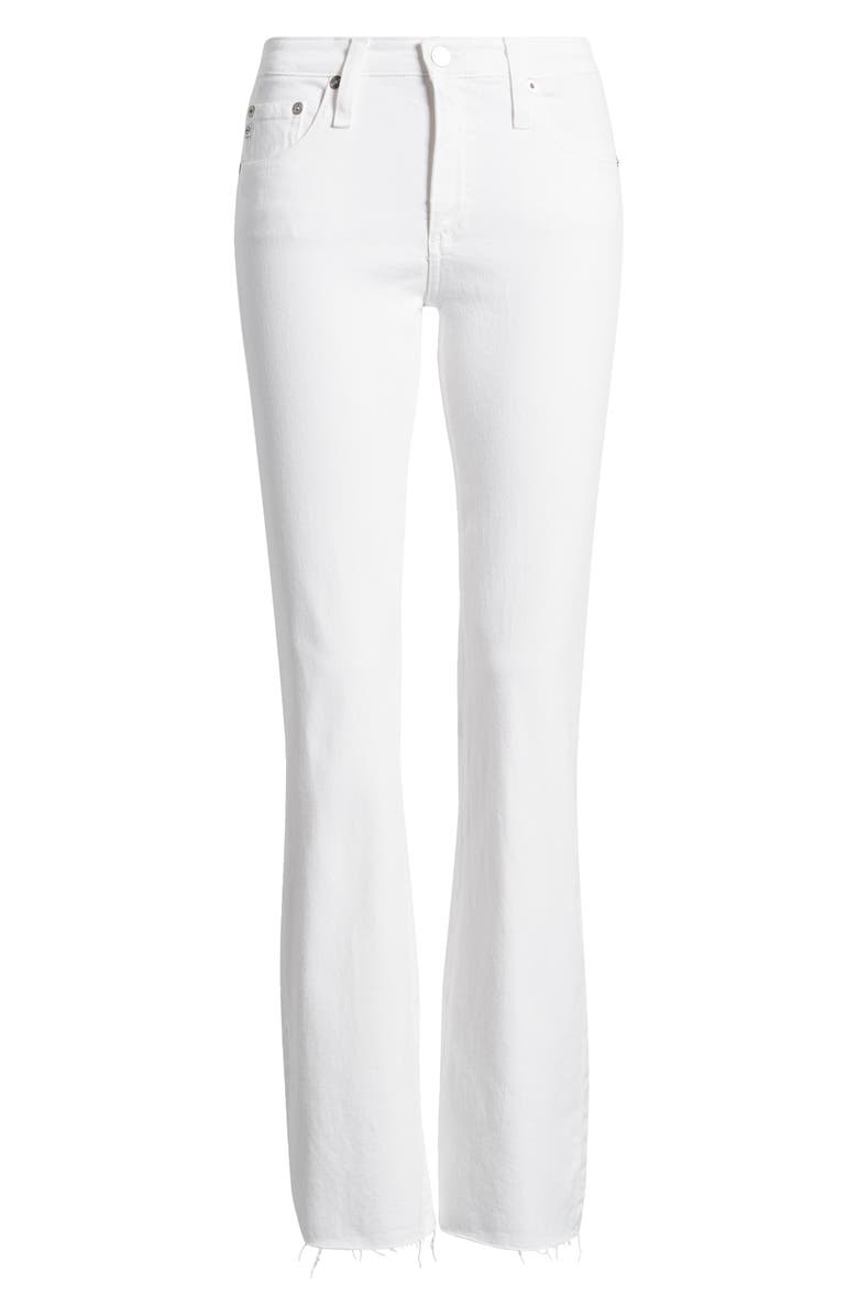 AG Angel Raw Hem Mid Rise Bootcut Jeans, Alternate, color,