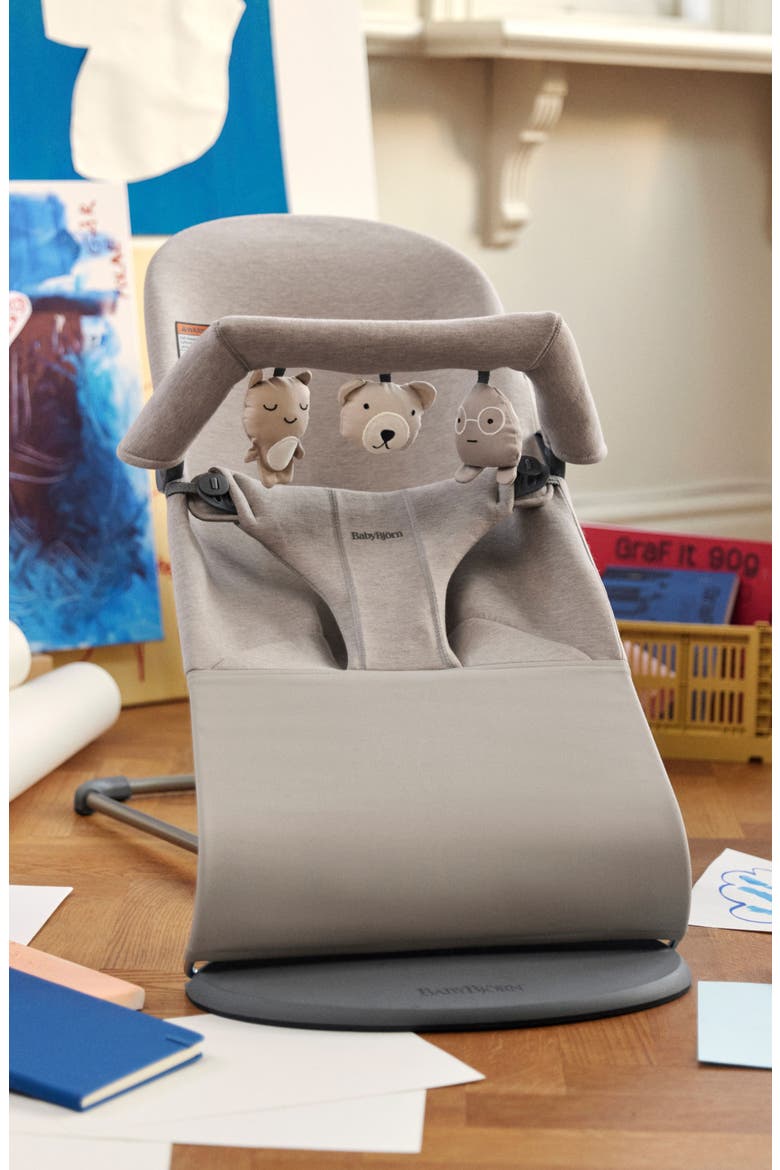 Baby Bouncer Soft Friends Toy Bar, Alternate, color, NEUTRALS