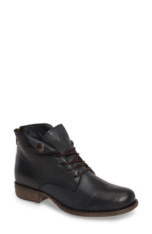 Miz Mooz Lennox Lace-up Bootie In Black