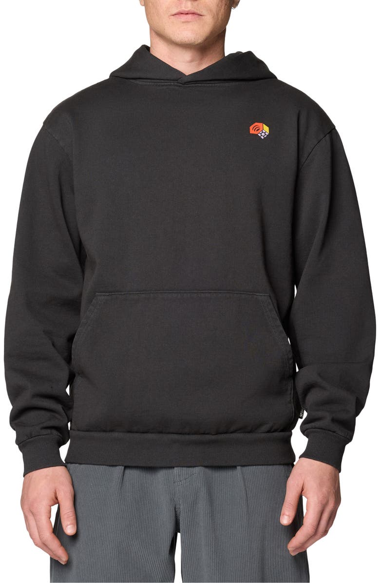 Mountain Hardwear Tricolor Logo Graphic Hoodie, Main, color, Stealth Grey