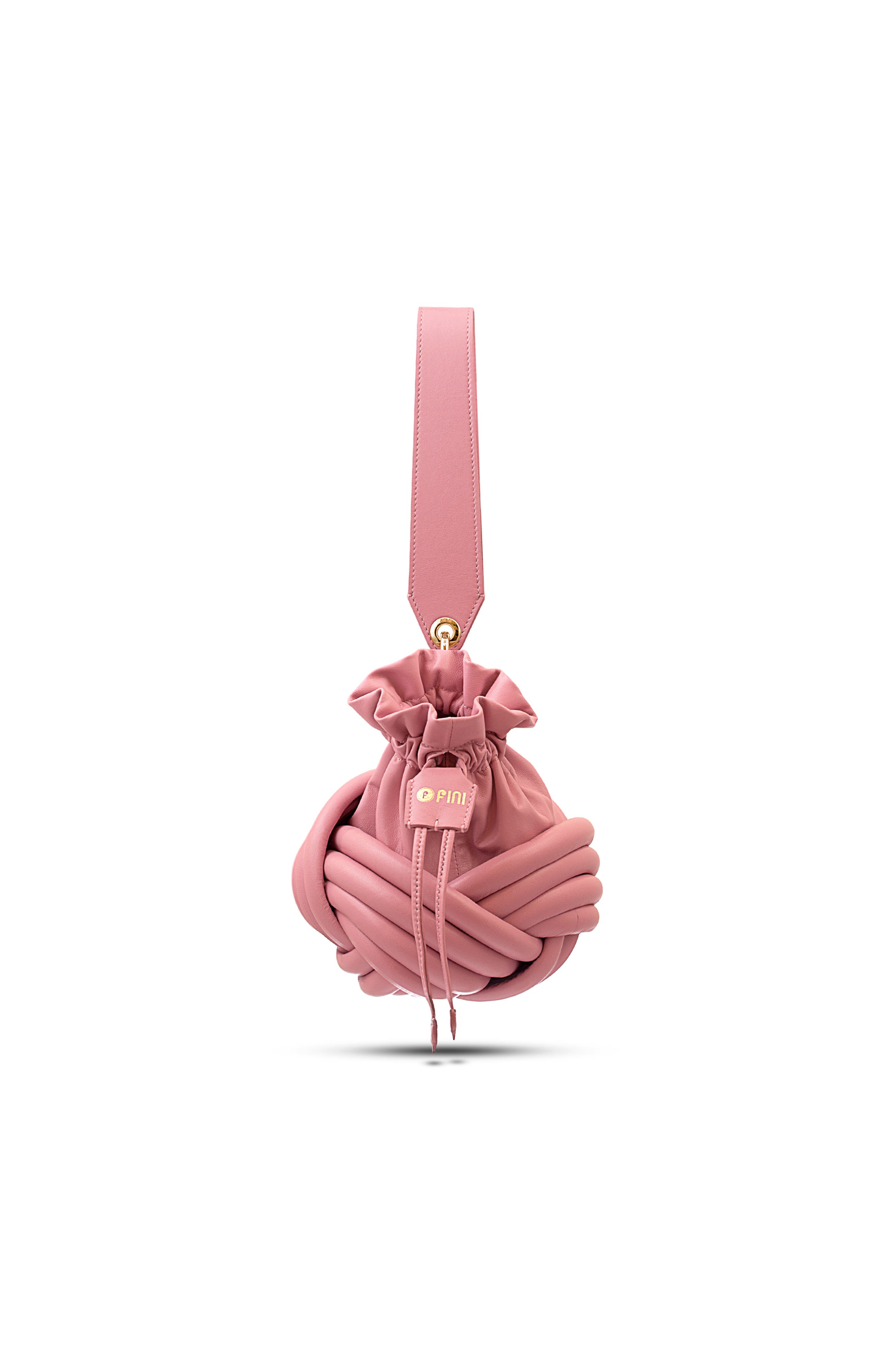 Fini Knurly Handbag - Mauve, Main, color, Mauve