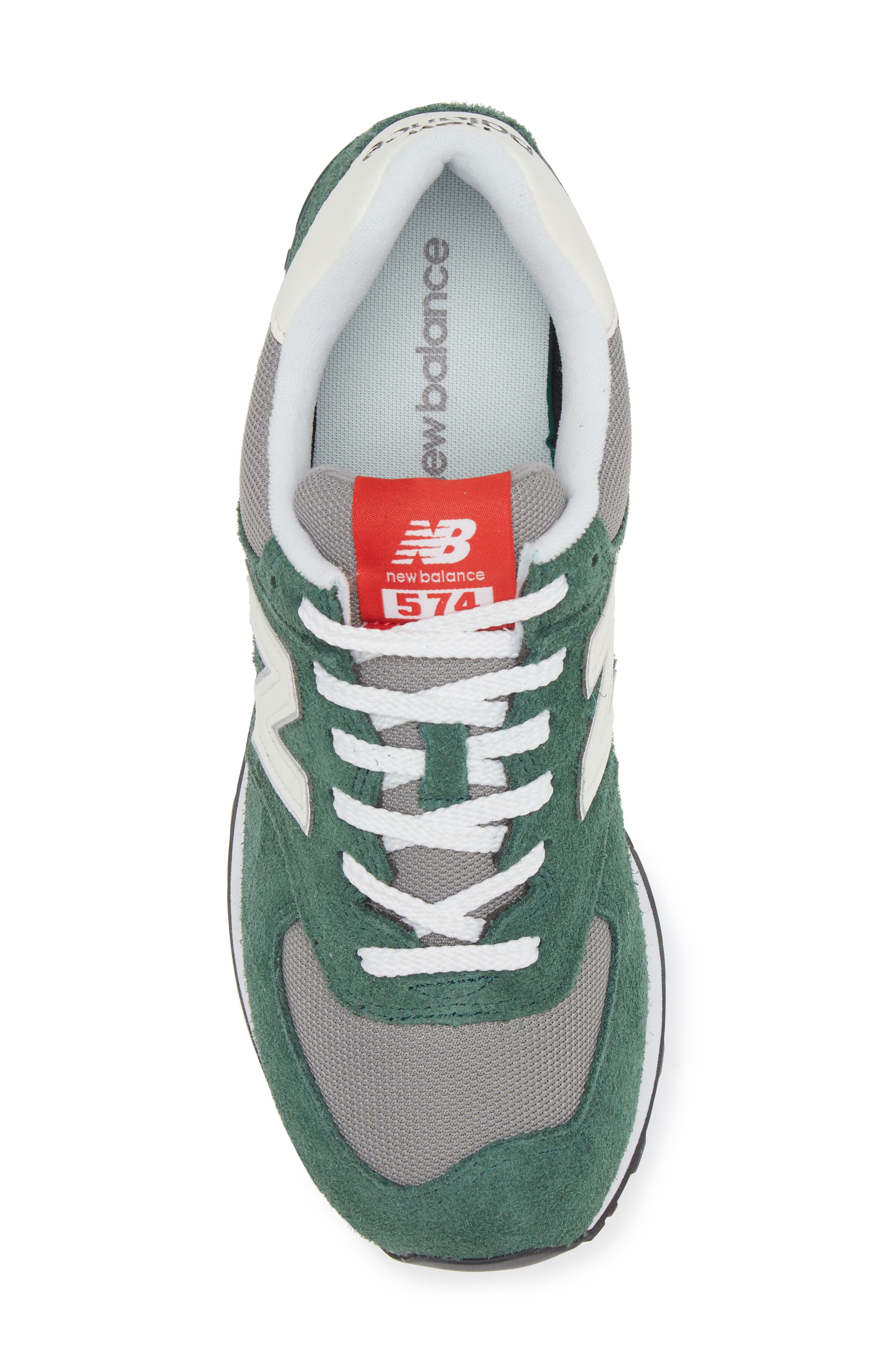 New Balance Gender Inclusive 574 Sneaker, Alternate, color, Nightwatch Green/ Sea Salt