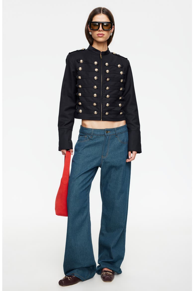 Rush Hour Crop Jacket, Alternate, color, ONYX