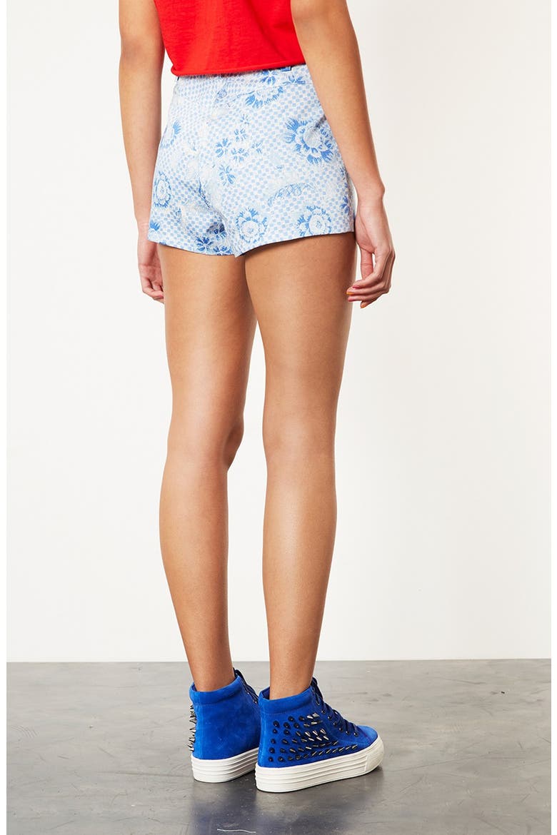 Checkerboard Shorts, Alternate, color, BLUE