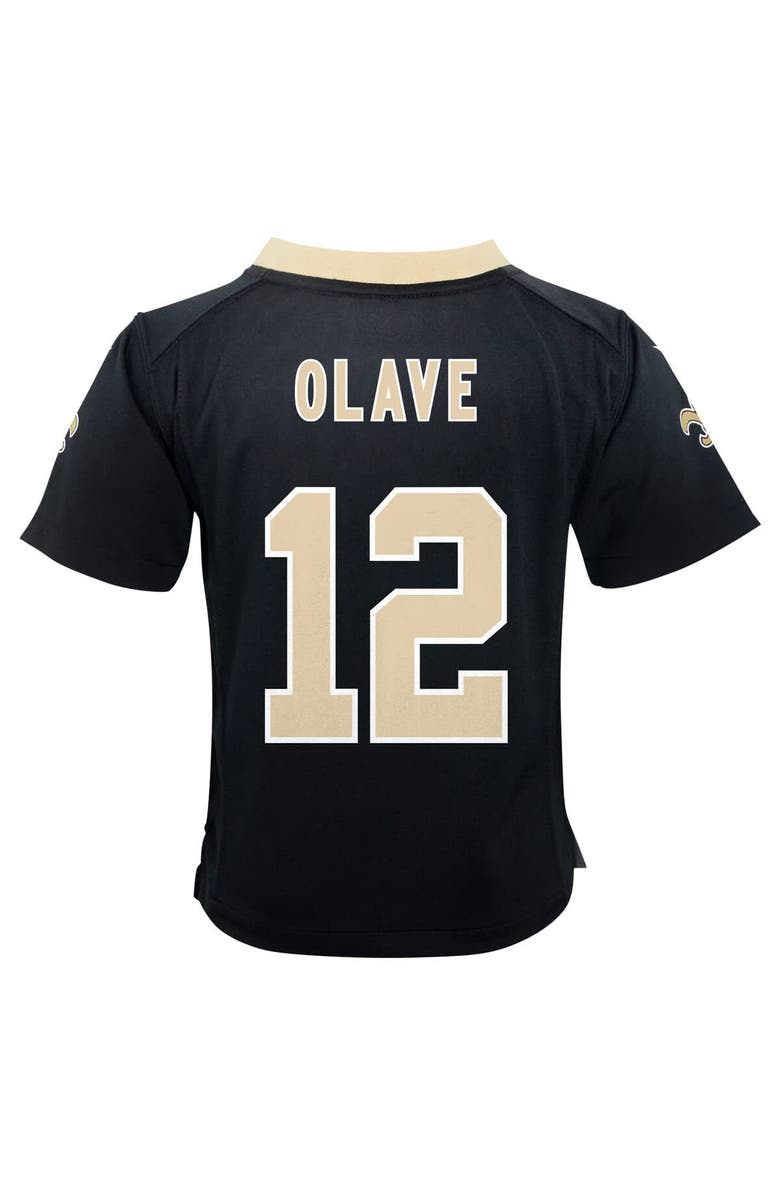 Nike Preschool Nike Chris Olave Black New Orleans Saints Player Game Jersey, Alternate, color, Black
