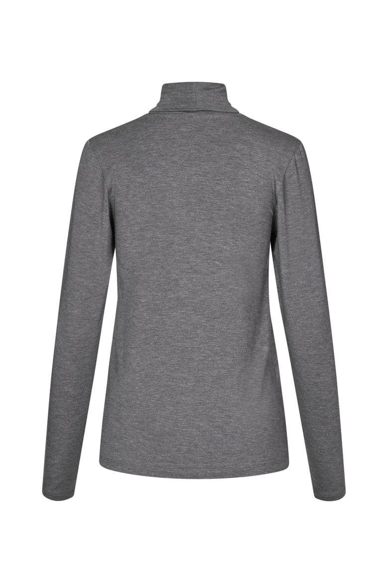 Mabrooklyn Roll Neck Top, Alternate, color, D. Grey Mel.