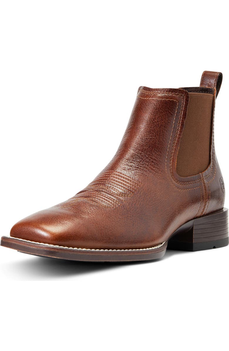 Ariat Booker Ultra Chelsea Boot, Main, color, Brown