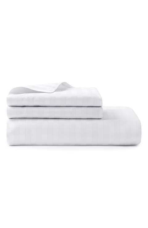 Stripe Sateen Duvet Cover & Sham Set