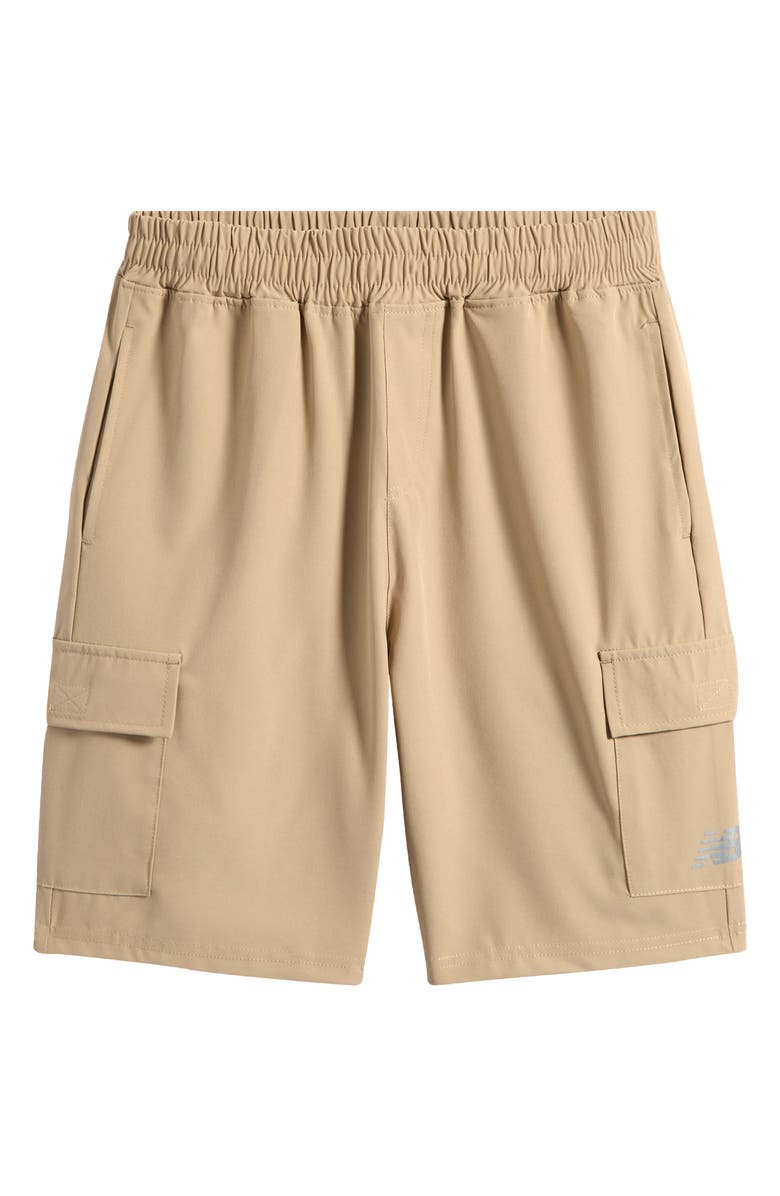 New Balance Kids' Hybrid Cargo Shorts, Main, color, 