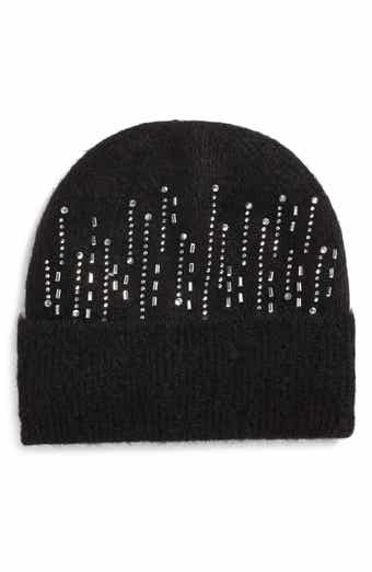 NATASHA Stroke Crystal Beanie
