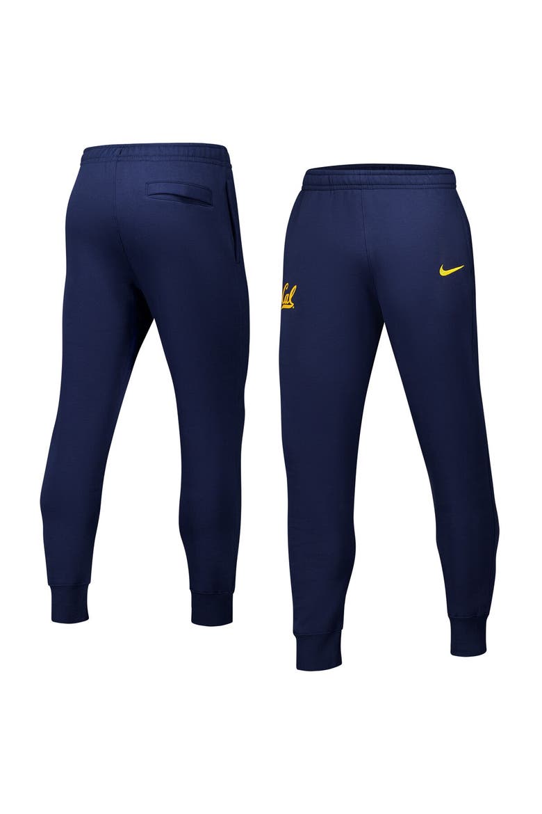 Men's Nike Navy Cal Bears Club Fleece Pants, Main, color, Navy
