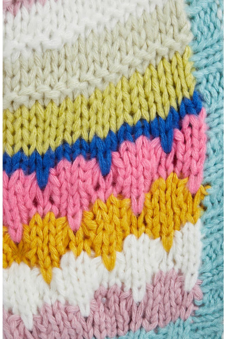 Rainbow Bubble Cardigan, Alternate, color, PINK MULTI