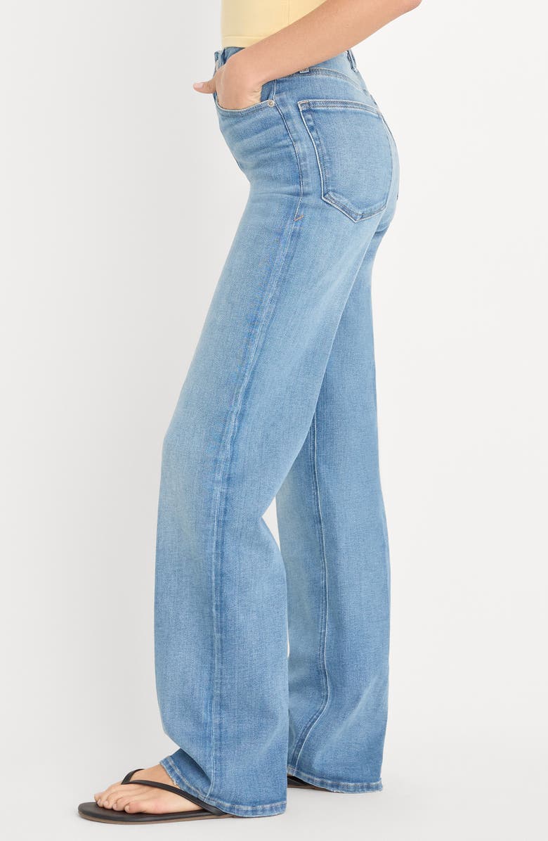 Good American Soft-Tech Good True Straight Leg Jeans, Alternate, color, Indigo1243