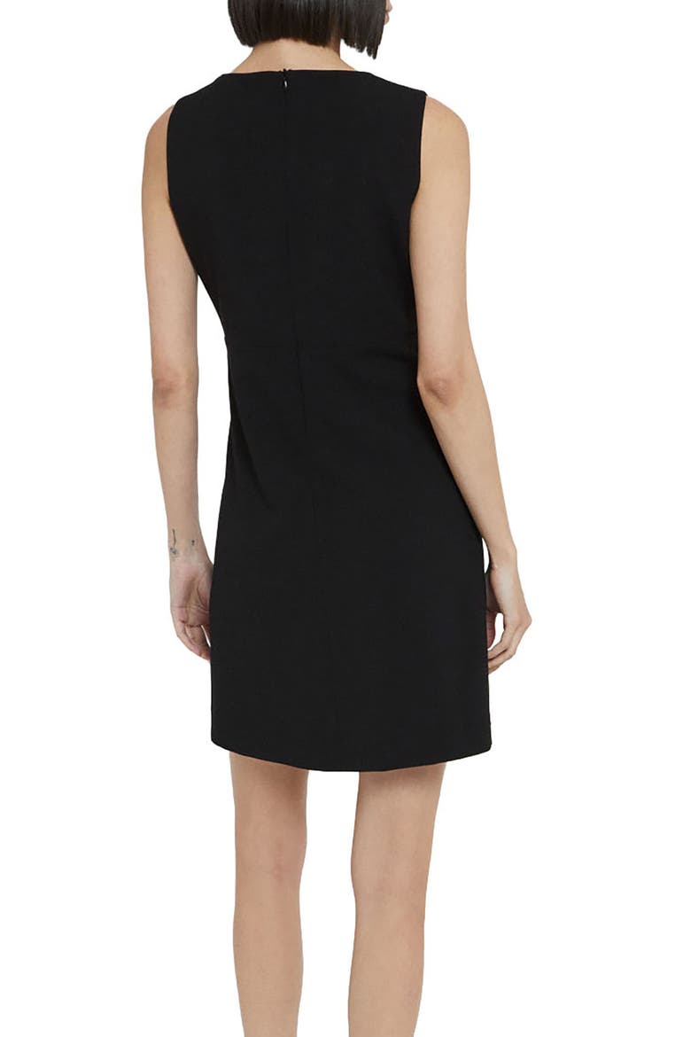 Short Dress With Bow, Alternate, color, Black