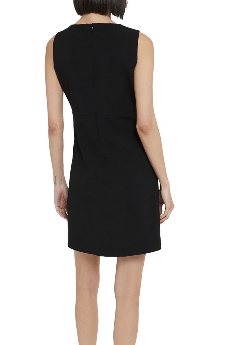 ottod'Ame Short Dress With Bow, Alternate, color, Black