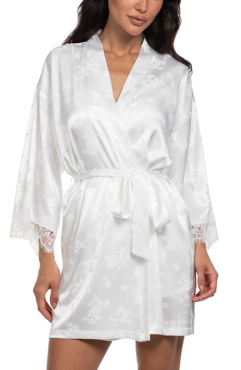 Shane Jacquard Satin Robe