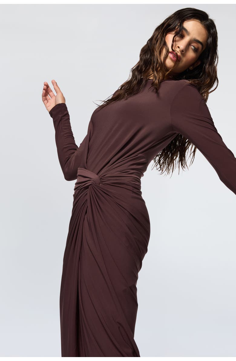 Daska Athena Dress, Alternate, color, Chocolate