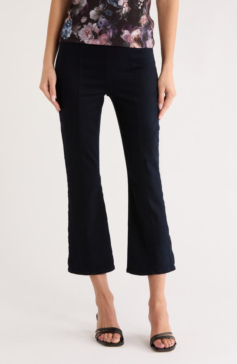 L'AGENCE Kayden High Waist Pull-On Flare Pants, Main, color, Metro