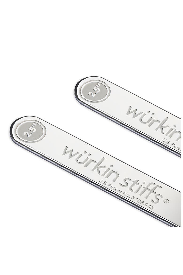 Magnetic Collar Stays, Alternate, color, SILVER