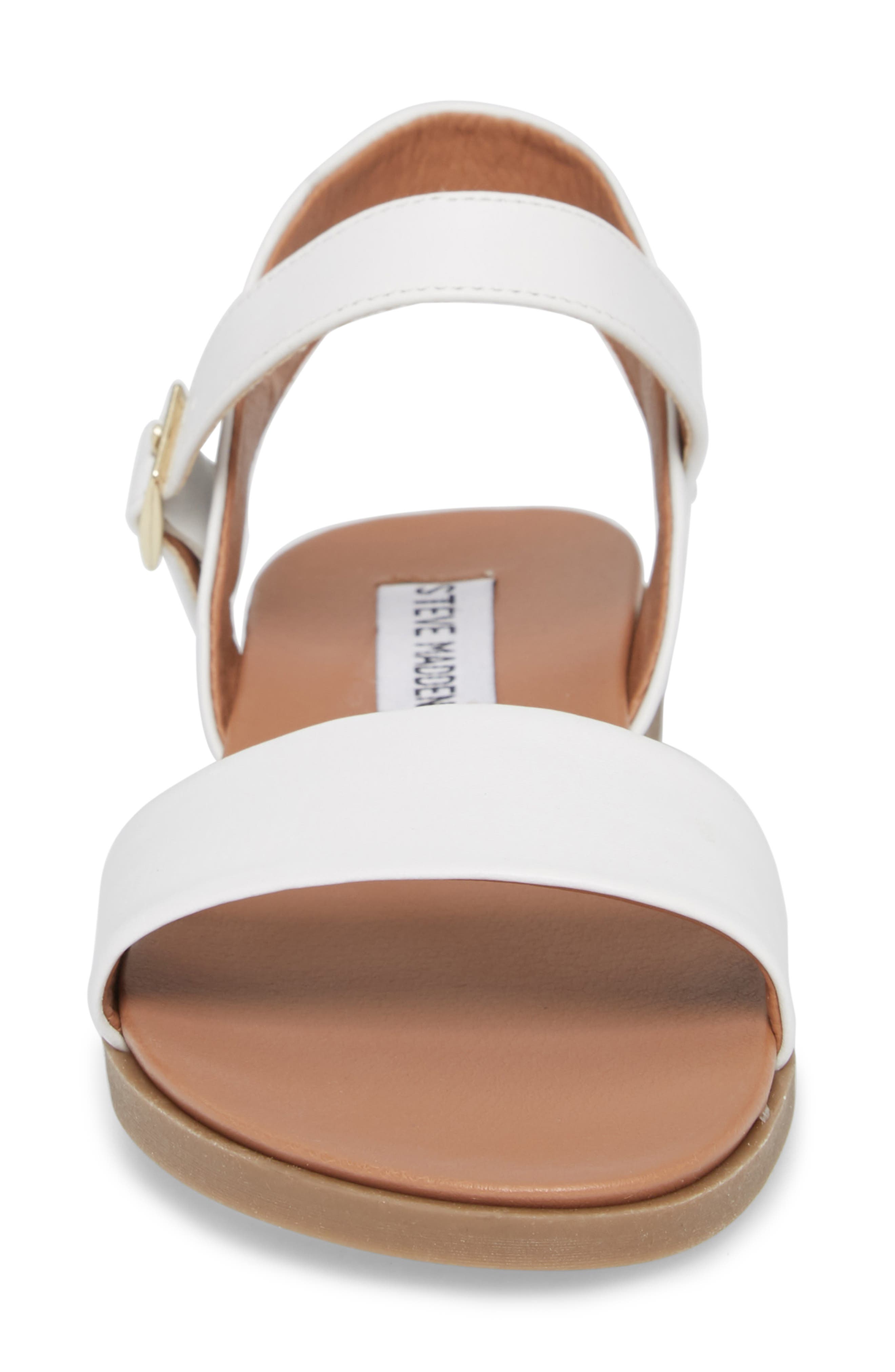 Dina Sandal, Alternate, color, WHITE LEAT