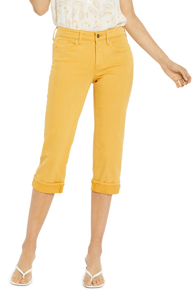 Marilyn Straight Leg Capri Jeans, Main, color, BLOSSOM