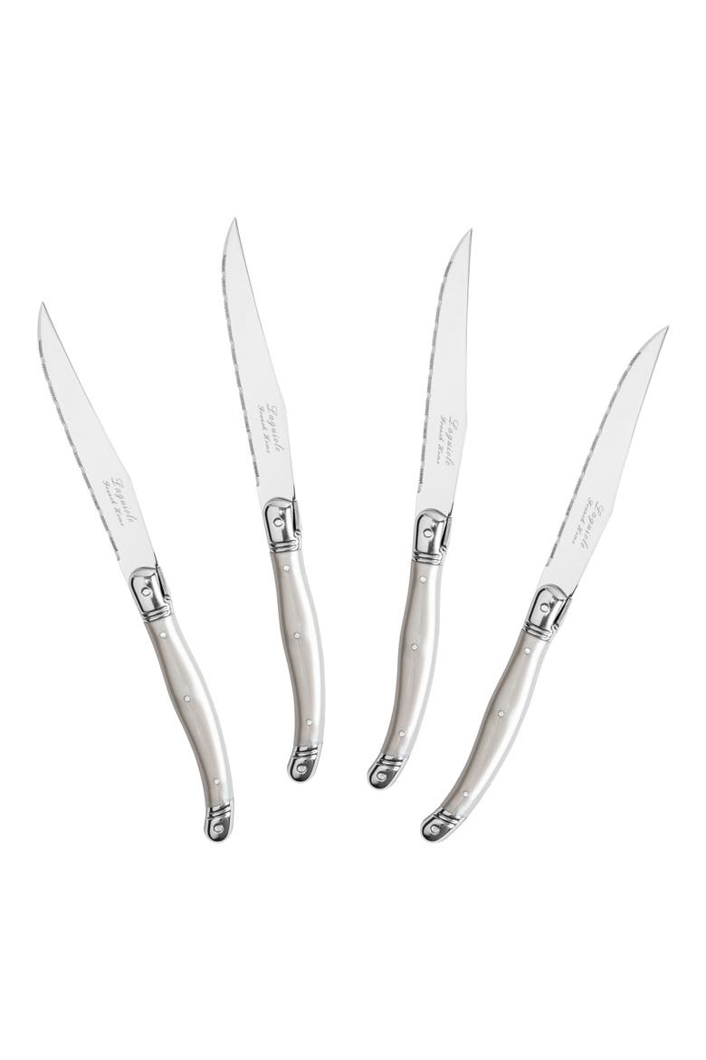 Laguiole Steak Knife - Set of 4, Alternate, color, PEWTER