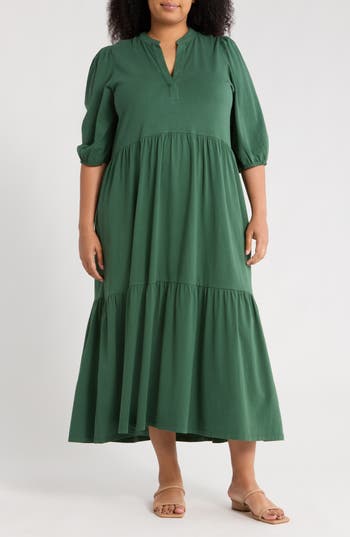 Caslon ® Knit Maxi Dress In Green