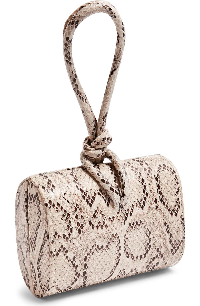 Topshop Grande Snakeprint Grab Bag, Alternate, color,