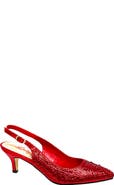 LADY COUTURE Onyx Rhinestone Slingback Pump