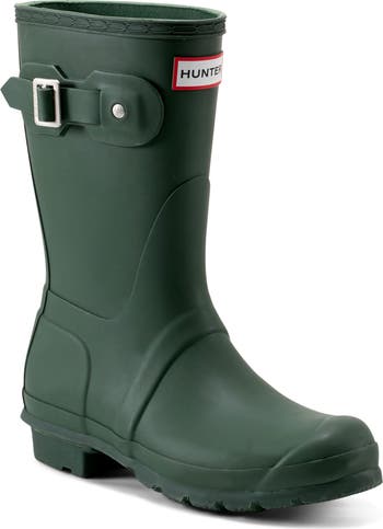 レインブーツ HUNTER WOMEN Original Tour Toll Rain Boots Black WFT2210RMAB Hunter Women's Original Tall Rain Boots Black - Tip Top