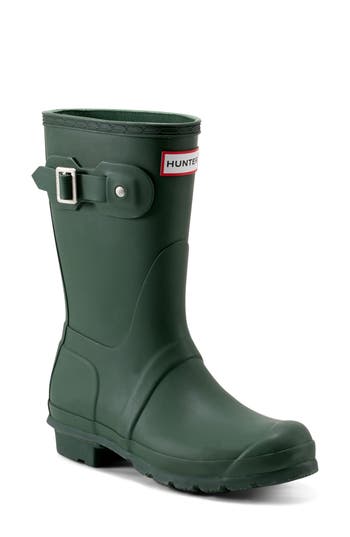 Hunter Original Waterproof Rain Boot In Green