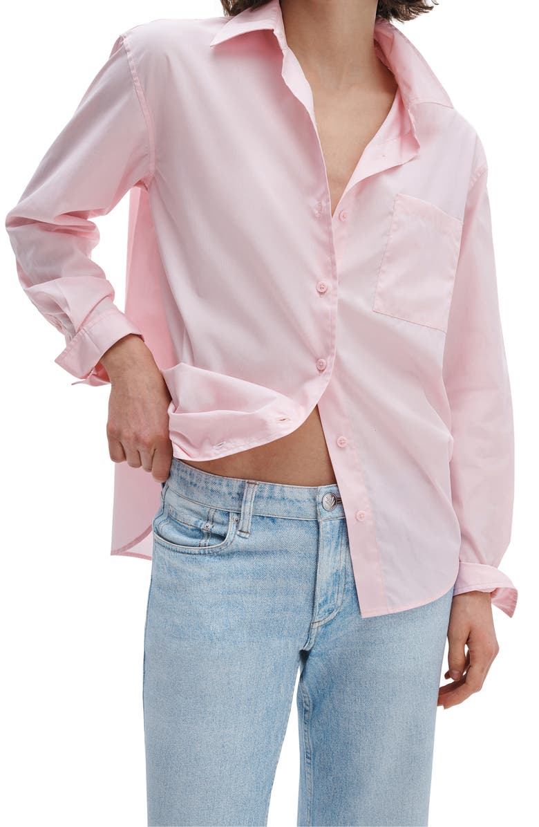 rag & bone rb Miramar Saige Mid Rise Wide Leg Cotton Terry Sweatpant Jeans, Alternate, color, Aria