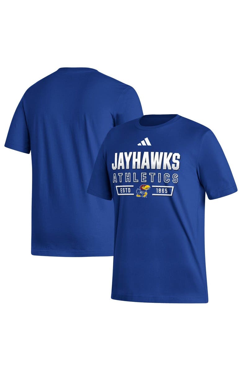 adidas Men's adidas  Royal Kansas Jayhawks Head of Class Fresh T-Shirt, Main, color, Royal