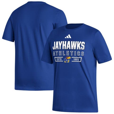 Men's adidas  Royal Kansas Jayhawks Head of Class Fresh T-Shirt