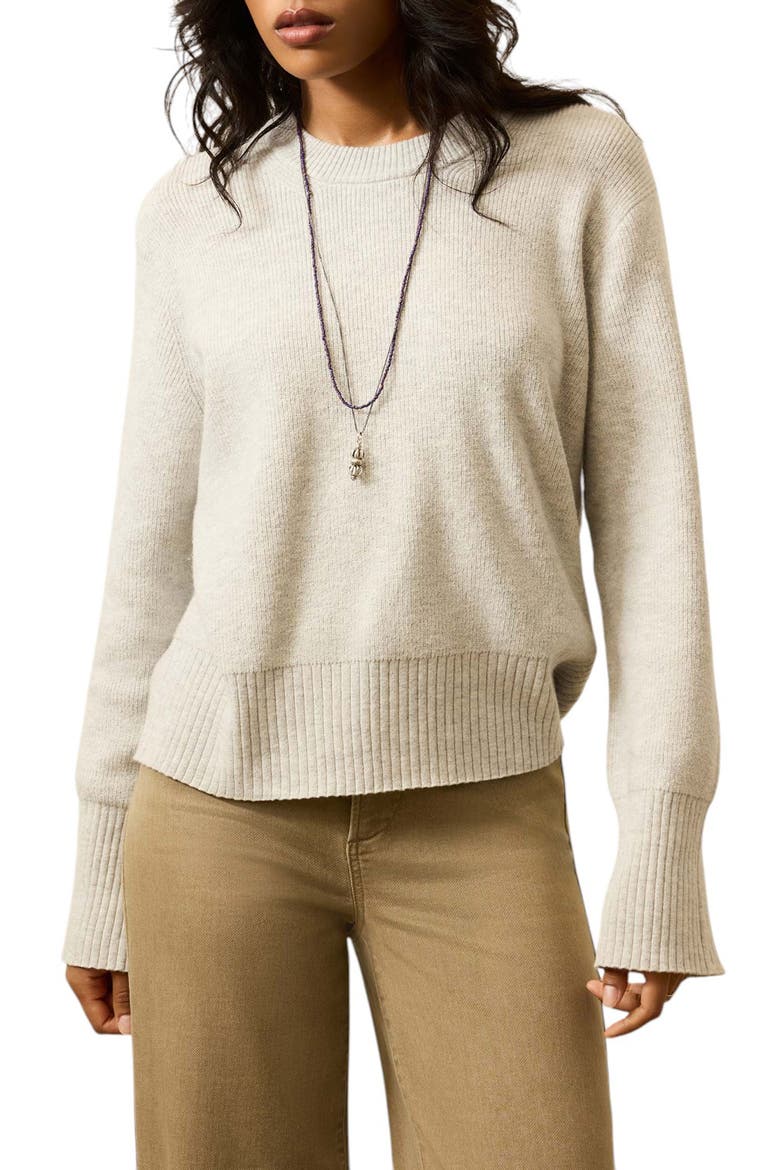 Jackson Crewneck Sweater, Main, color, ICE GREY HEATHER