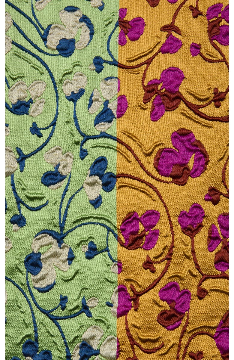 La DoubleJ Mini Swing Dress, Alternate, color, Honeysuckle Tricolor Jacquard