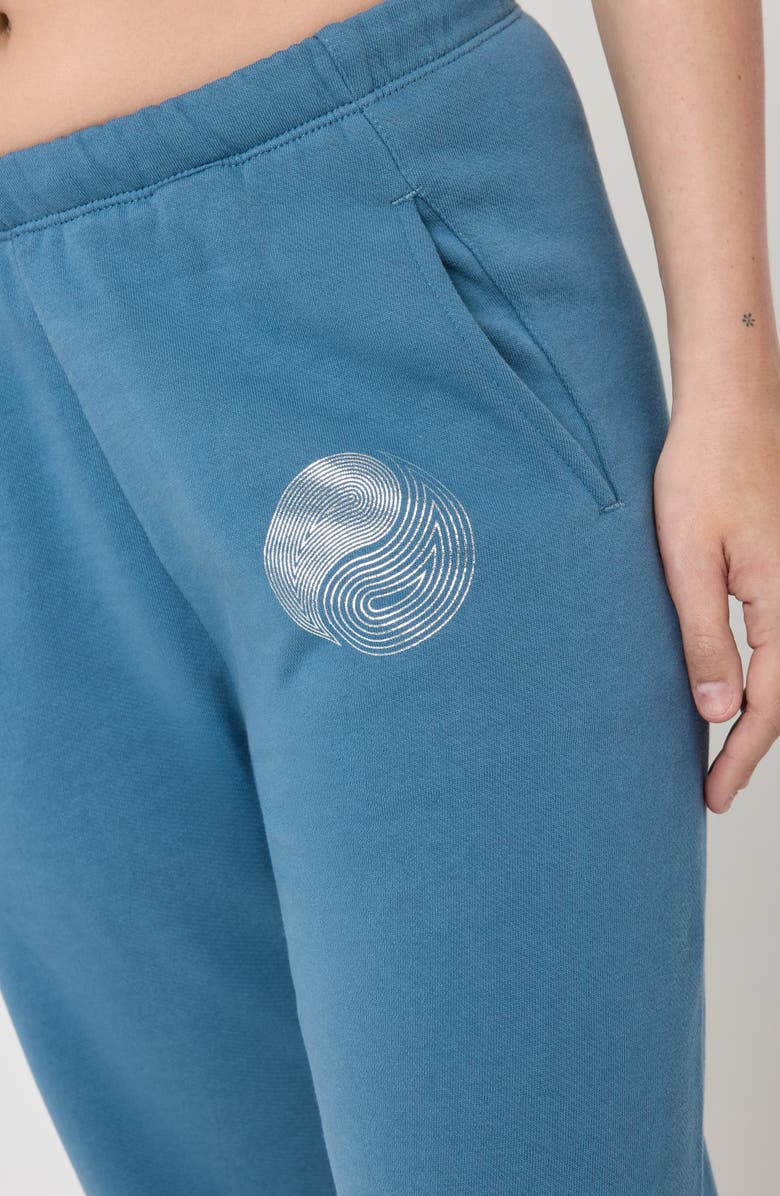 Spiritual Gangster New Waves Sol Sweatpants, Alternate, color, Moonlit