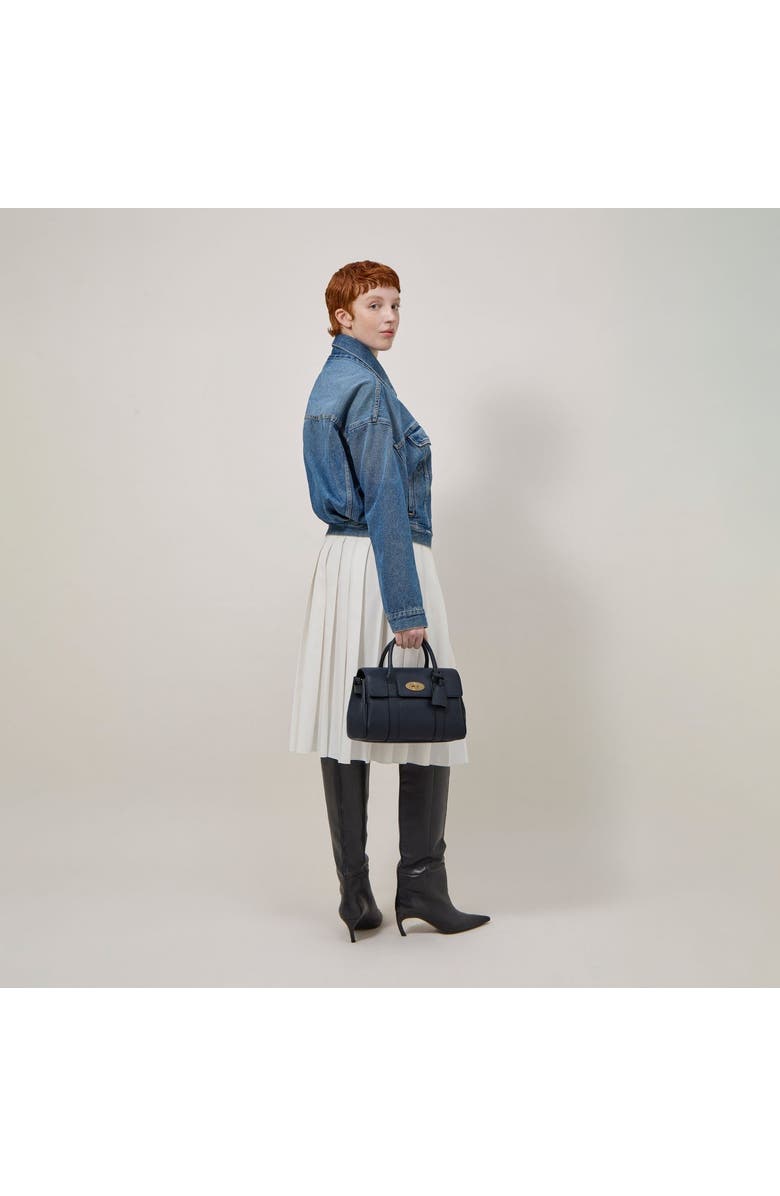 Mulberry Small Bayswater Satchel, Alternate, color, Night Sky