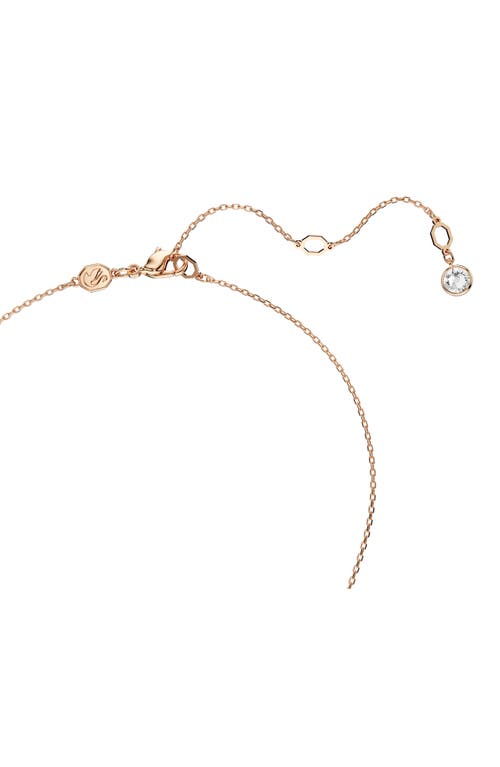 Swarovski Sublima Crystal Pendant Necklace In Rose Gold
