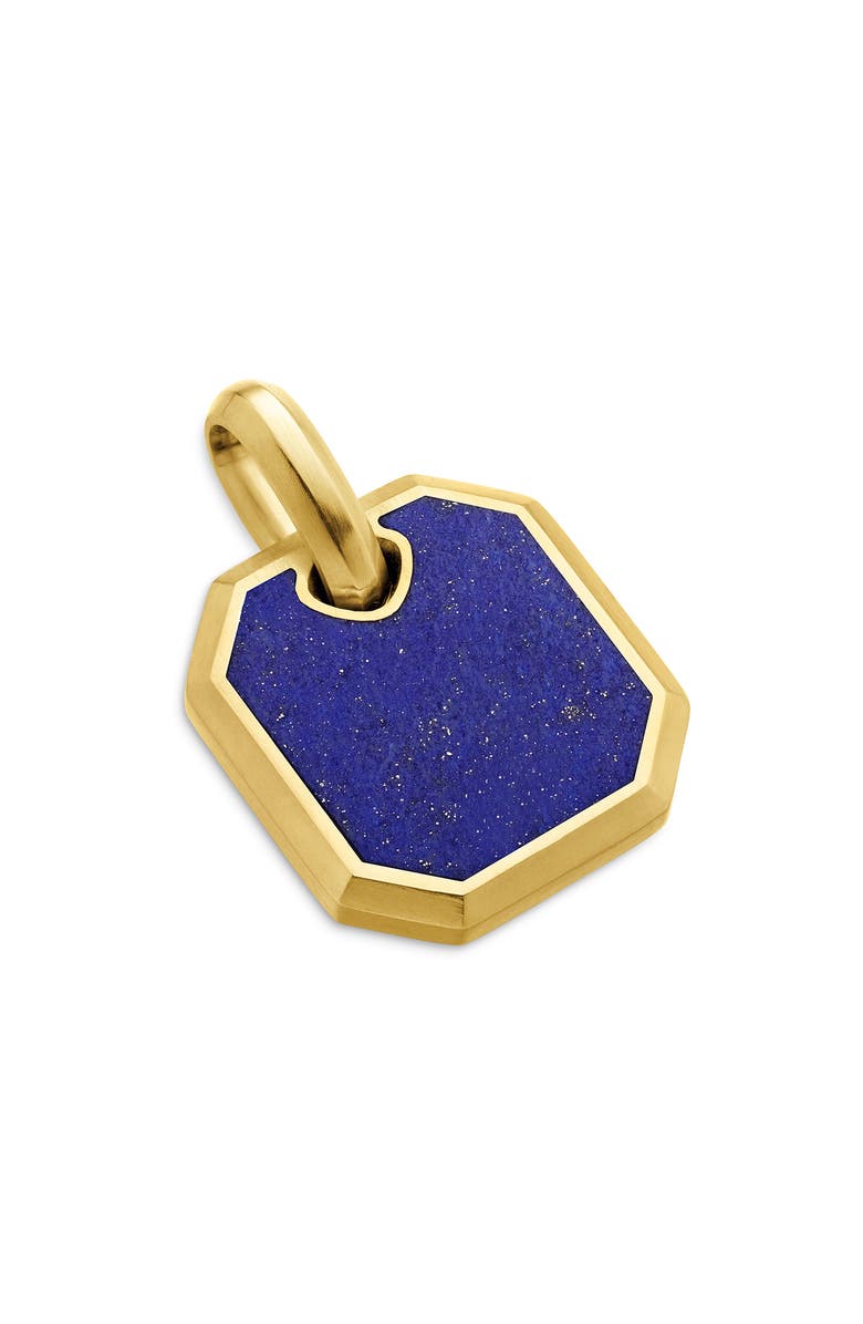 David Yurman Roman Lapis Lazuli Amulet in 18K Yellow Gold, Alternate, color, 18K Yellow Gold