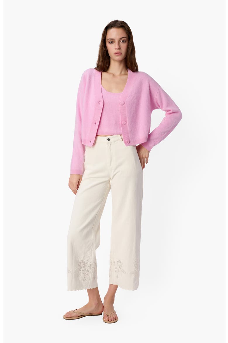 Josefa Cashmere Cardigan, Alternate, color, AURORA