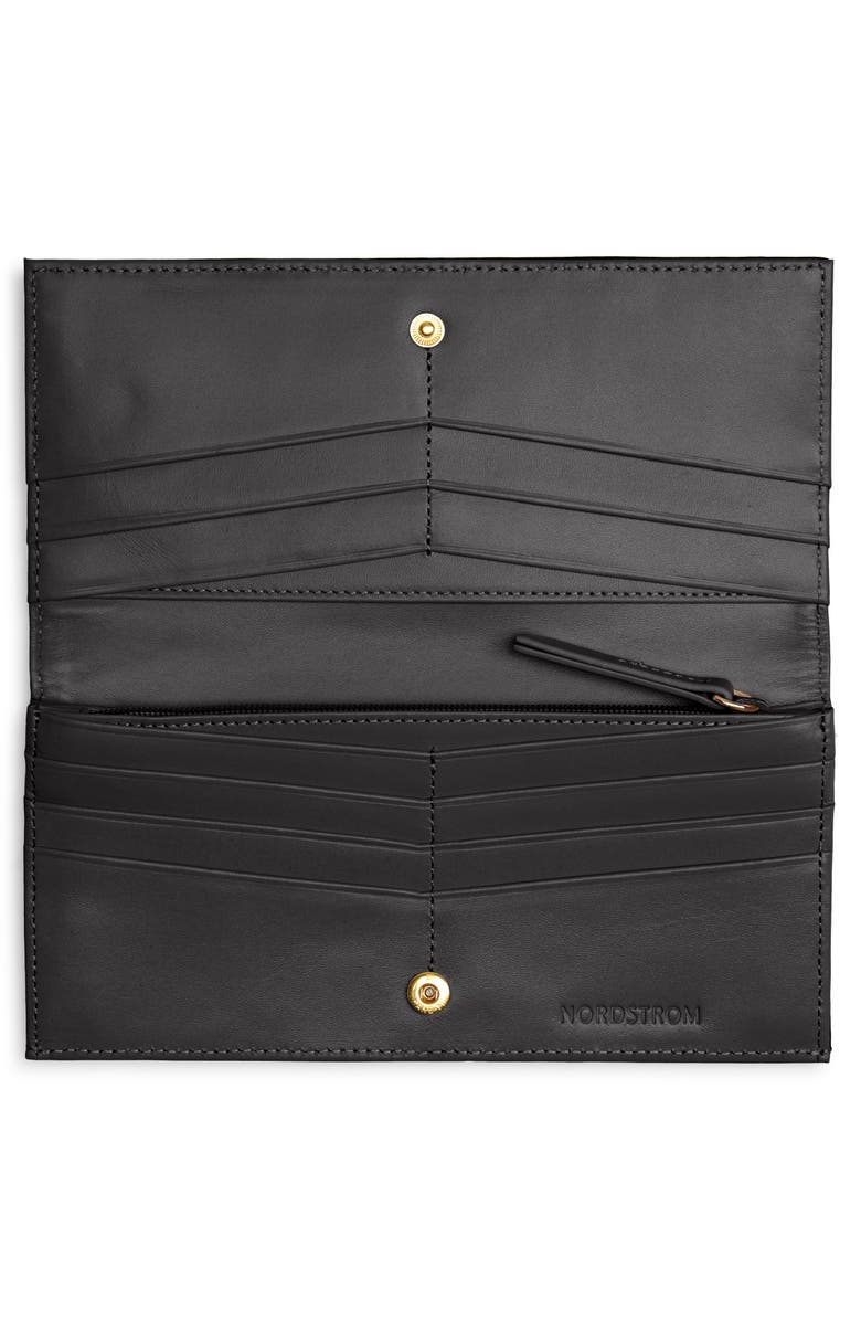 14th & Union Hunter Leather Continental Wallet, Alternate, color,