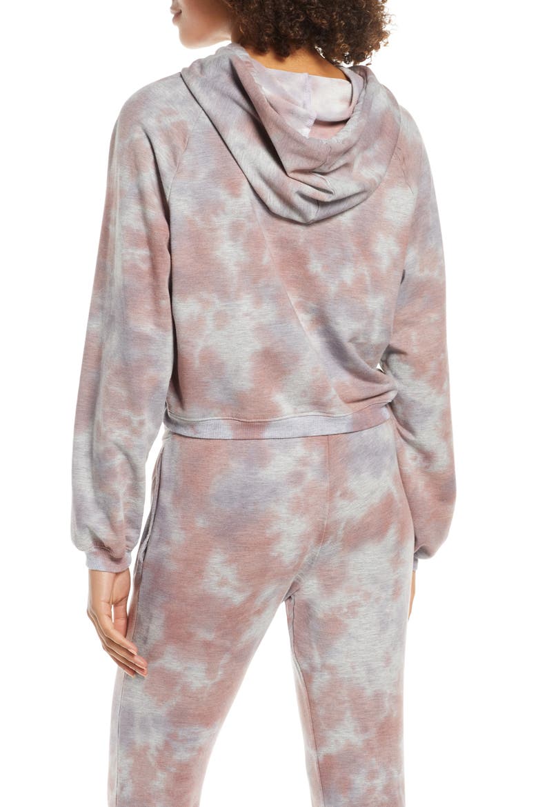 Ultraviolet Tie Dye Hoodie, Alternate, color, PURPLE TIE DYE