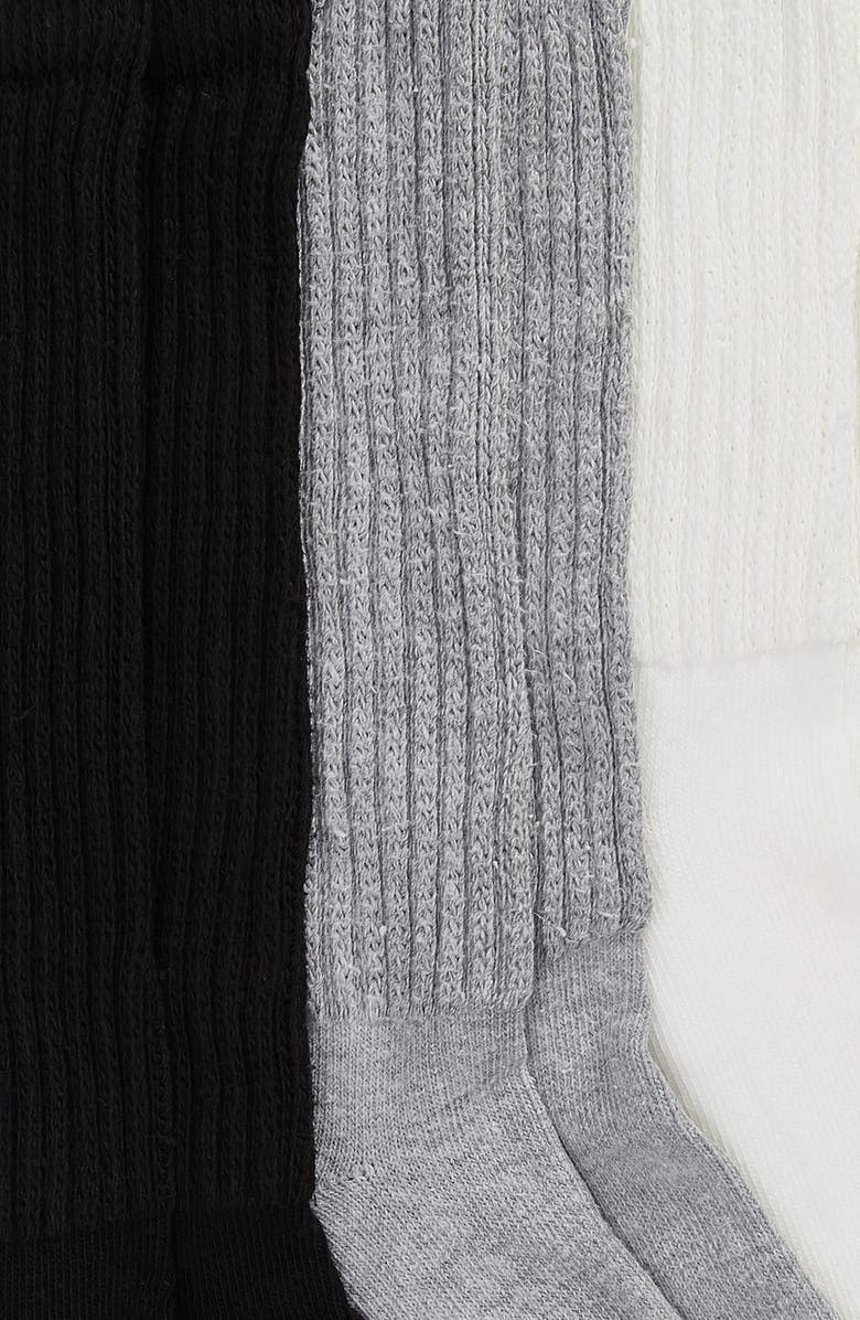 Hue 3-Pack Slouch Socks, Alternate, color,