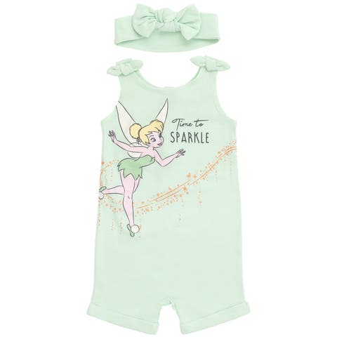 Classics Toddler Girls' 2-Piece Sleeveless Romper and Headband Set (Toddler & Little Kid)